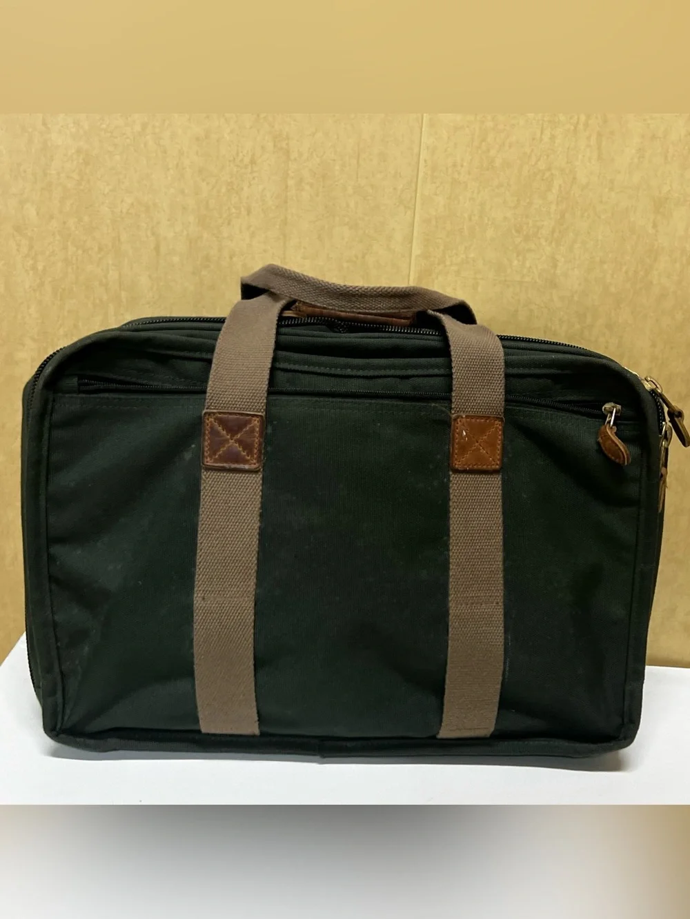 Vintage Laptop Briefcase Messenger Bag
